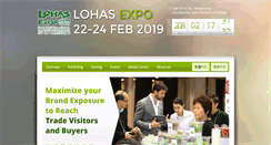 Desktop Screenshot of lohasexpohk.com